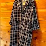 LF  Lightweight Plaid Black And White Woman’s Coat NWT Size 14 100% Polyester Photo 0