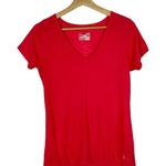 Under Armour  Hot Pink Semi Fitted Burnout V-Neck Athletic T-Shirt S Photo 0