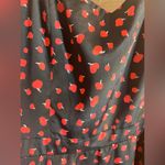 Bar III  Black Dress with Red Cherries Pattern summer mini lined beach resortwear Photo 1