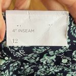 Loft Women's Navy And Aqua Original Chino Shorts Size 12. NEW Photo 7