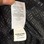 J.Jill Wearever XL Tiered Shift Midi Dress Black Geometric Casual Summer Stretch Photo 8