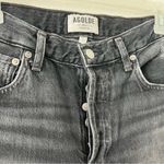AGOLDE Jamie Jeans Straight Leg Gray Black Size 27 Revolve Photo 3