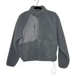 JoyLab  Gray Teddy Jacket Photo 6