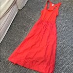 Athleta Baja Linen Midi Dress in Orange Size XS Photo 1