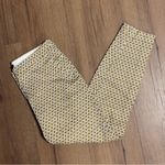 H&M  Yellow Diamond Print Cropped Capri Trousers / Pants Photo 10