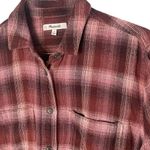 Madewell Women’s Medium Flannel Oversized Ex-Boyfriend Swing Shirt Buffalo Check Photo 2