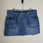 REWASH Blue belted denim mini skirt #miniskirt #summer vibes Photo 7