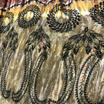 Lady Cactus Dress Handmade Boho Paisley Cap Sleeves Cotton M Brown Size M Photo 5