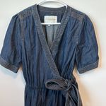 Anthropologie  Pilcro and the Letterpress Belted Blue Denim Romper Size: 6 Photo 2