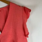 Roxy NWT ‎ Women's XL Sweeter Than This Button Up Tie Front Ruffle Sleeve Top Photo 14