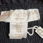 Caroline Constas Black off shoulder smocked tiered midi dress, size medium Photo 3