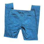 Loft Ann Taylor Size 0 / 25 Modern Skinny Corduroy Pants Teal denim Stretch Photo 4