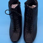 Ziera Diamond Black Women's Lace Up Ankle Boots with 2” Heel. Size 9 Photo 0