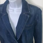 Route 66 -  blue blazer size large in jean material Photo 2