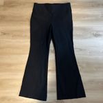 Chico's Black Flare Leg Pants Womens Size 12R US 2R Casual Business Office Photo 3
