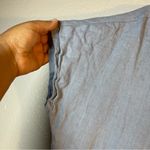 Tahari  Light Blue 1/2 Button-Up tiered dress SZ:L Photo 2