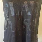 Blush Black and Gold Women’s sheer Top says flawless I woke up like this Photo 1