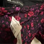 Jill Stuart Jill  Jacquard Floral Jacquard Off Shoulder Dress Red Violet Photo 10