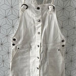 Rebecca Minkoff  White Overall Denim Dress Photo 0