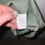 Briggs New York Briggs Ladies Women Ruffle V-Neck Linen Blend Dress, Green ( Olive ) Photo 6