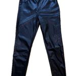 Kensie Faux Leather Black Pants Size 8 Photo 0