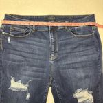 Judy Blue Distressed Dark Blue Skinny Jeans Size 22W Photo 3