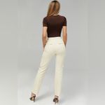 House Of CB Mistress Rocks Best Life Cargo Trousers Cream Photo 12