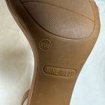 Nine West Allha 3 Braided Strap Chunky Heels in Macaroon Tan 6.5 Photo 11