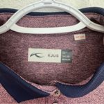 NWT Kjus Women's Mock Neck Long Sleeve Sophia Polo Pink Navy Blue Size XS Golf Photo 1