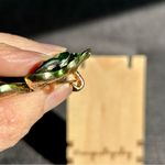 Fashion Rhinestone Four Leaf Clover, Shamrock Brooch, Pin, Green, Gold, Sparkly Green Photo 7