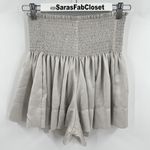 Koch Erica Shorts Skirt Skort Pleated Silver Gray Pull On Women’s Size Small Photo 2