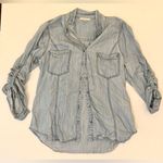 Skies Are Blue Blue Button-down Shirt Photo 4