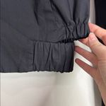 ZARA  Black Long Sleeve Wrap Design Poplin Cropped Wrap Blouse Top size S Photo 6