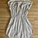 Striped Collared Short Dress Multi Size L Photo 3