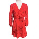 Madewell Hazelwood Wrap-Front Mini Dress in Windswept Floral Size 6 Photo 9