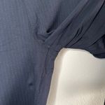 Spanx  Womens Medium Navy Blue Pinstripe Ponte Wide Leg Pant 20385q Photo 6