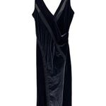 Free People Intimately  High Slit Velvet Dress Moss‎ Green Size S Prom Formal Photo 0