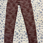 Gymshark  Camouflage Activewear Leggings in Maroon Photo 0
