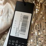 Club L  Silver Maternity Front Sequin Mini Dress Photo 3