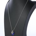 Lagos Lapis Lazuli & Quartz Doublet Maya Pendant Necklace Silver Photo 1