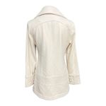 Oakley  Cream Pea Coat with Silver Detail Size S/M Photo 1