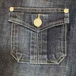 Rock & Republic  Y2K cut off Blue Jean Shorts with Frayed Hem Photo 5