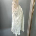 Oscar de la Renta • pink label satin floral slip lingerie sleep dress Photo 3