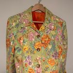 Coldwater Creek Woman’s  Floral Blazer Jacket Petite Size Medium Photo 4