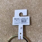 Women’s Barkwood Brown Wide Belt with Gold Buckle L NWT Size L Photo 5