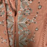 Miss Me long sleeve tie vneck orange mini dress Photo 3