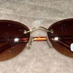 Liz Claiborne New! brown tinted wire frame sunglasses Photo 9