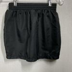 American Apparel High Waisted Black Mini Nylon Skirt in Size Small Photo 3