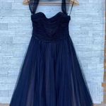 Byron Lars beauty mark tulle dress size 2 Blue Photo 0