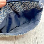 Tommy Hilfiger Navy Blue Monogram Wristlet Pouch Small Bag Purse Photo 5